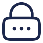 Lock Password SVG Icon